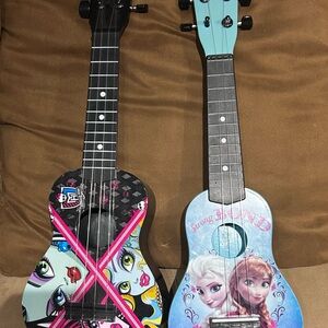Colorful Kids Ukulele Set with Fun Designs